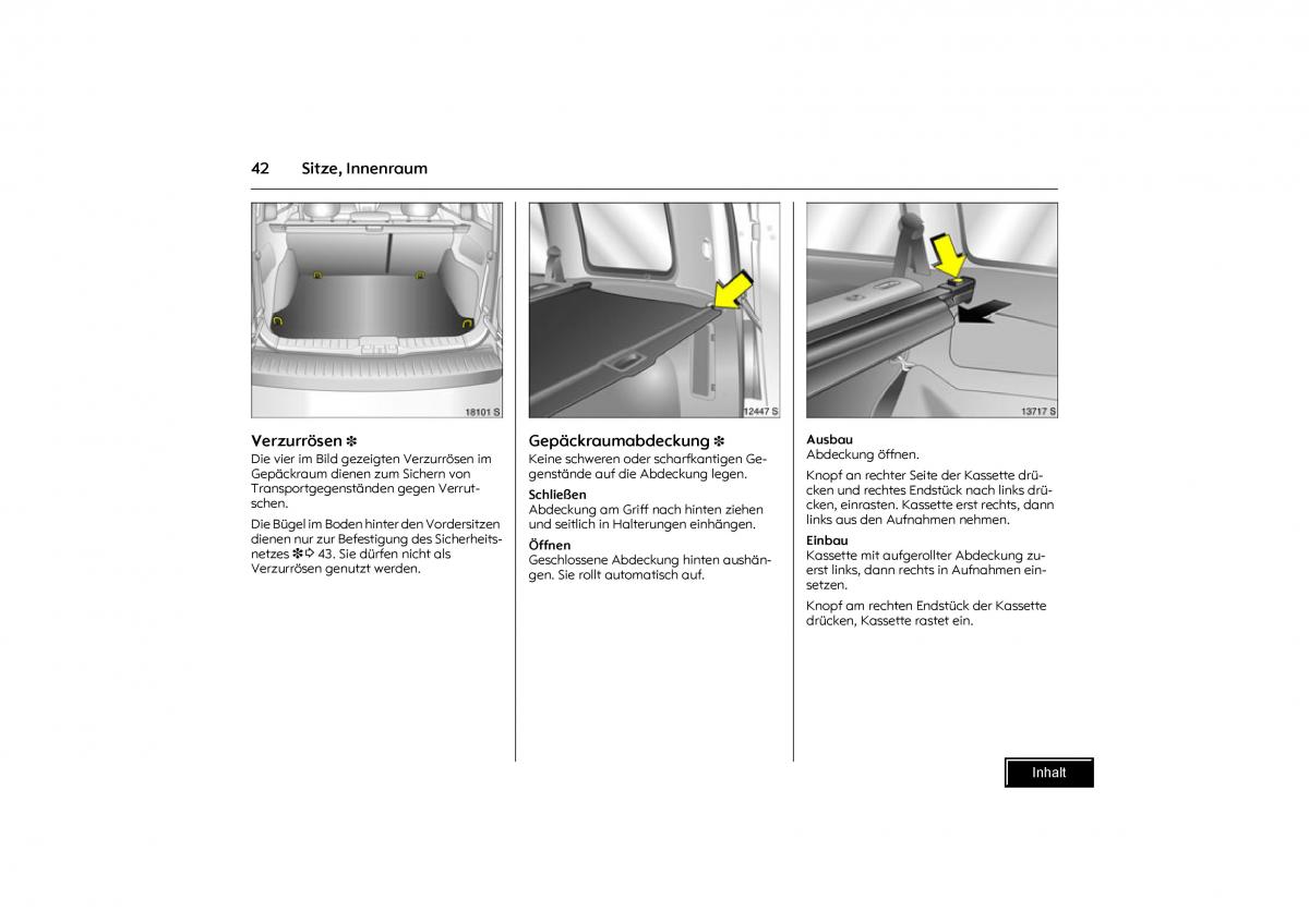 Opel Combo C Handbuch / page 43