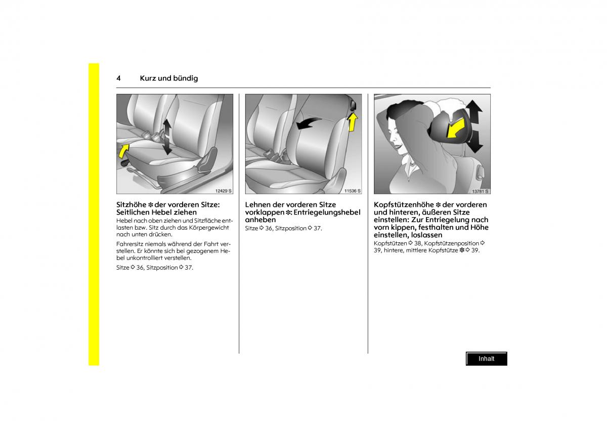 Opel Combo C Handbuch / page 5