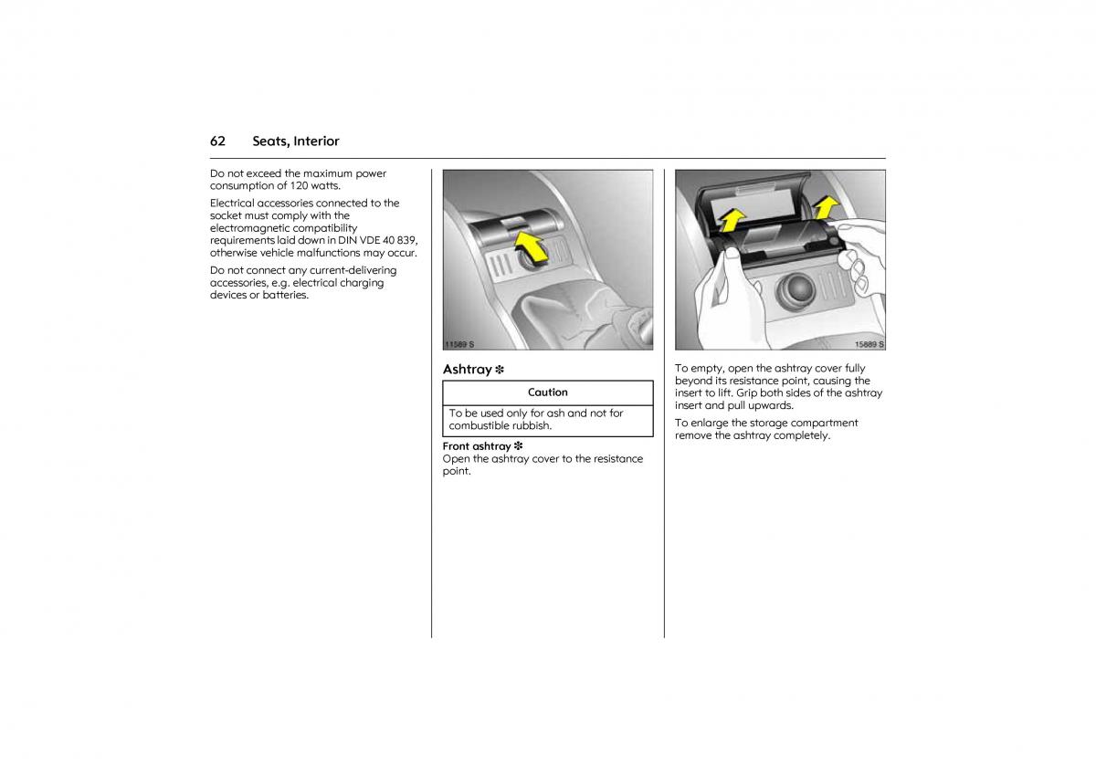 Opel Combo C owners manual / page 68