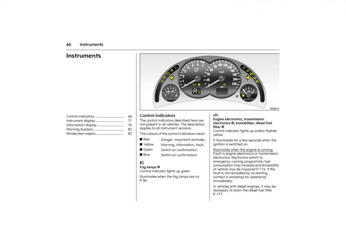 Opel Combo C owners manual / page 72