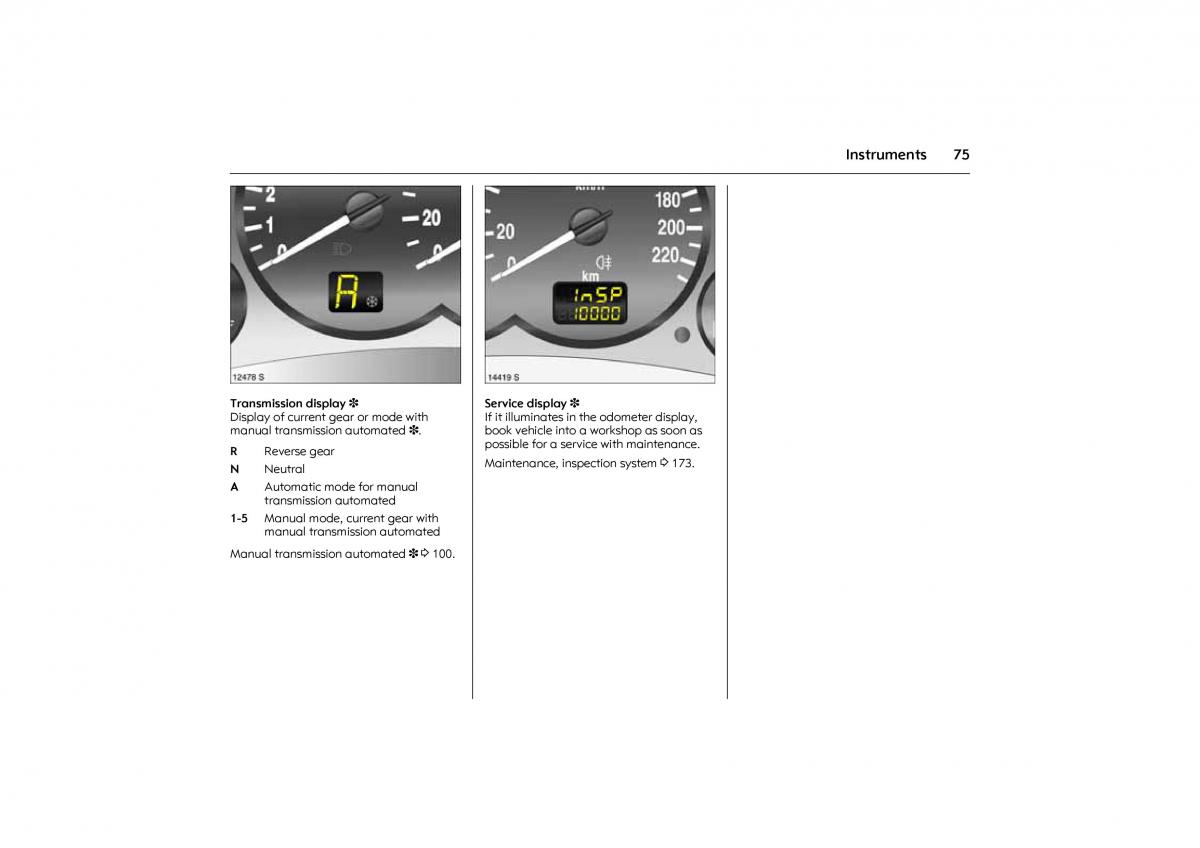 Opel Combo C owners manual / page 81