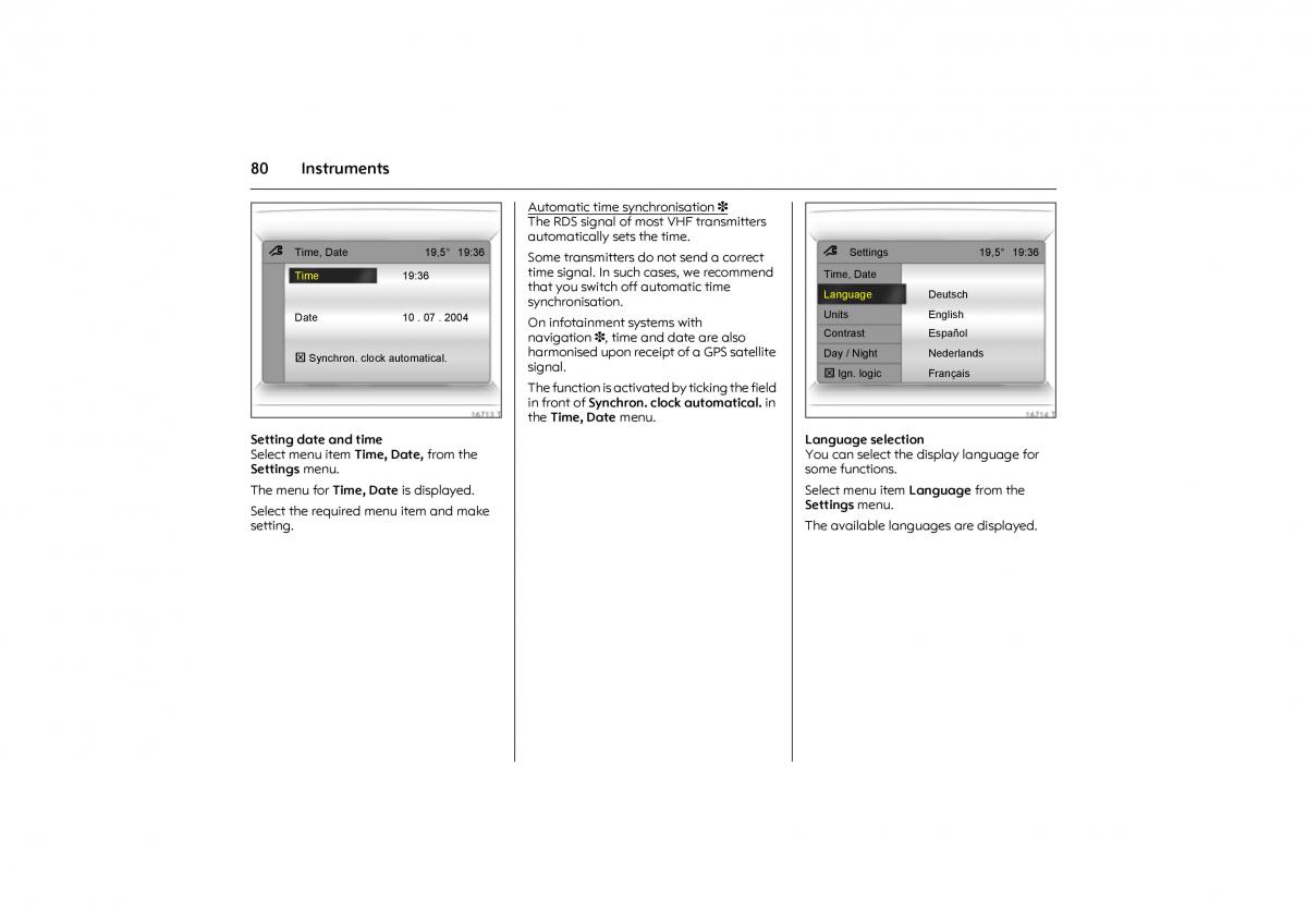 Opel Combo C owners manual / page 86