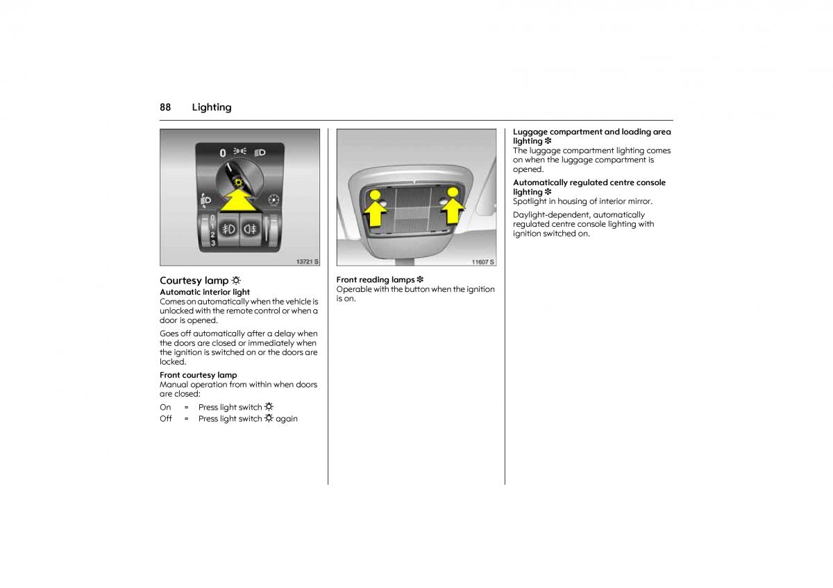 Opel Combo C owners manual / page 94