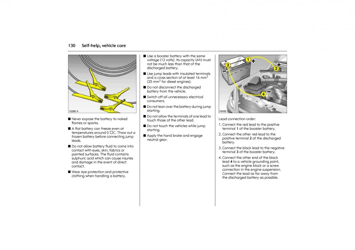 Opel Combo C owners manual / page 136