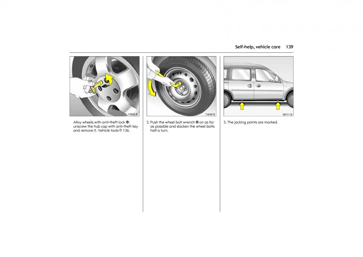 Opel Combo C owners manual / page 145