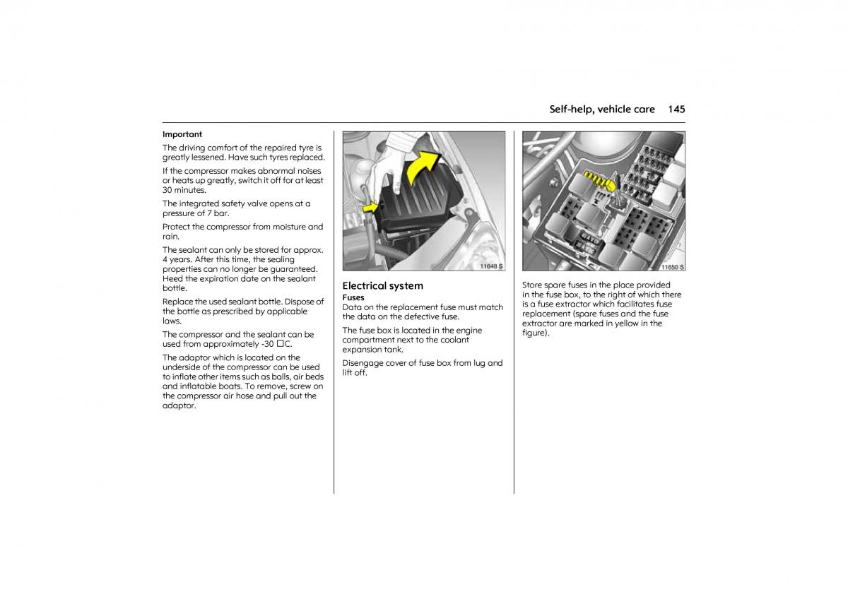 Opel Combo C owners manual / page 151