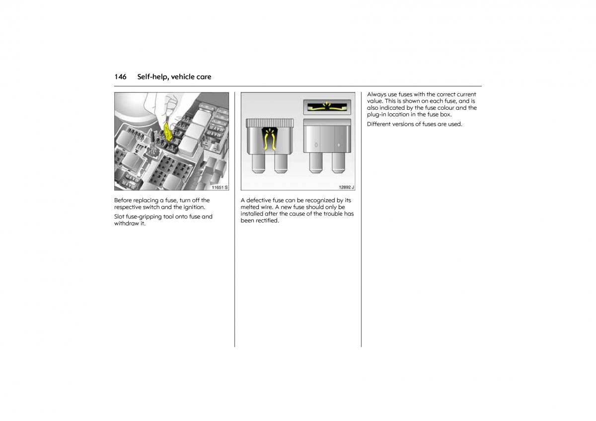 Opel Combo C owners manual / page 152