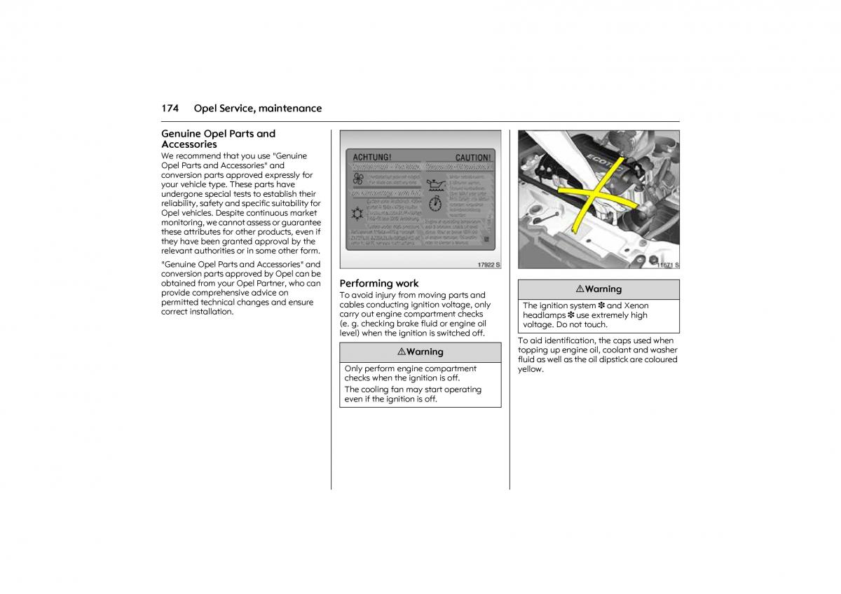 Opel Combo C owners manual / page 180