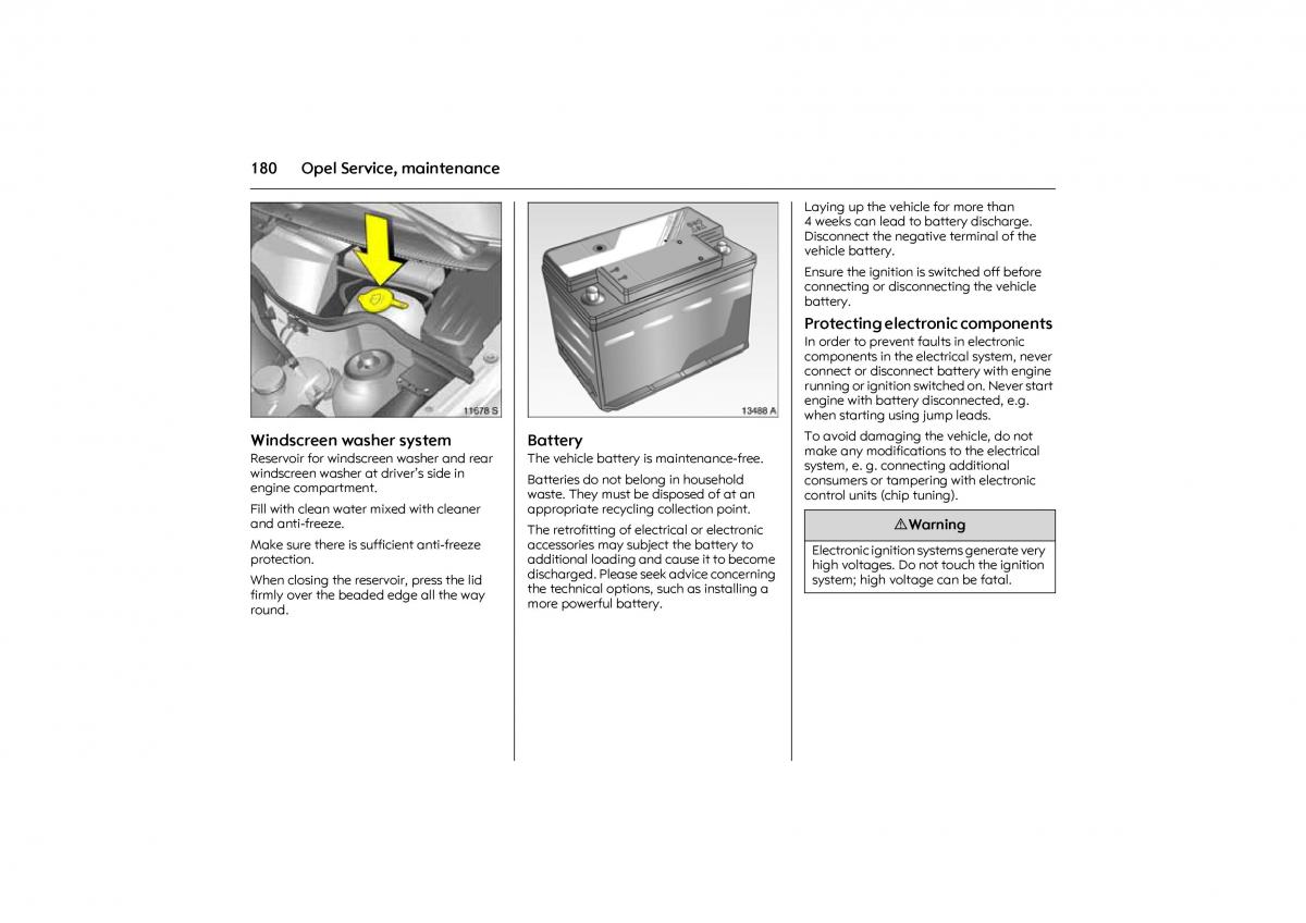 Opel Combo C owners manual / page 186