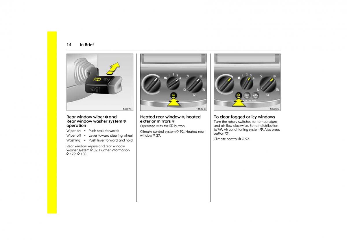 Opel Combo C owners manual / page 20