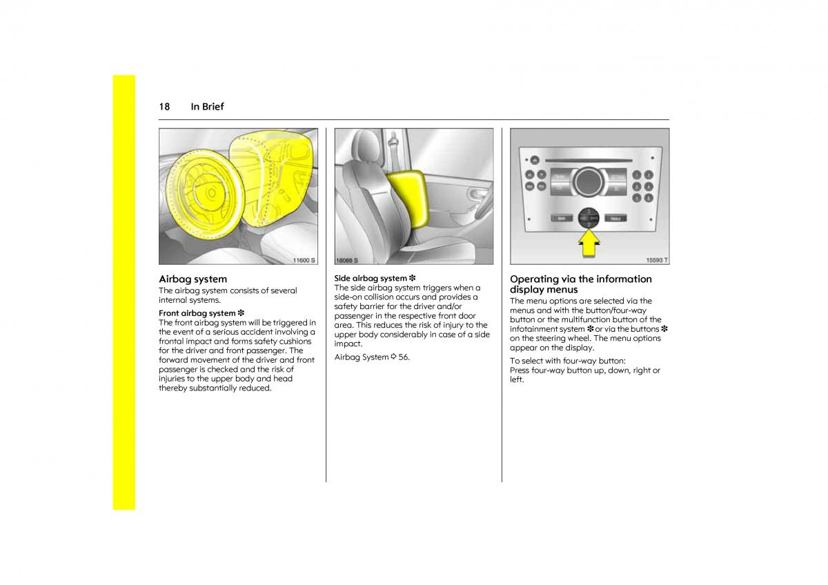 Opel Combo C owners manual / page 24