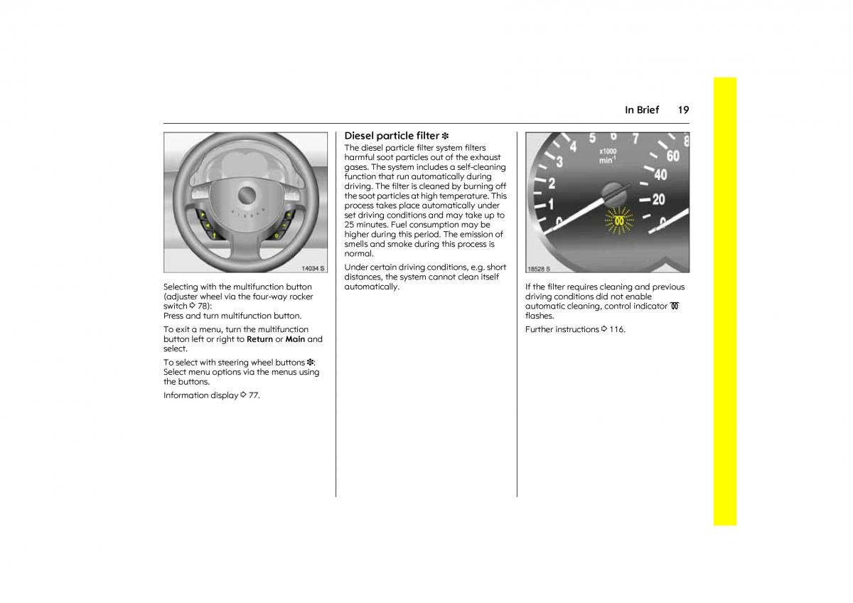 Opel Combo C owners manual / page 25