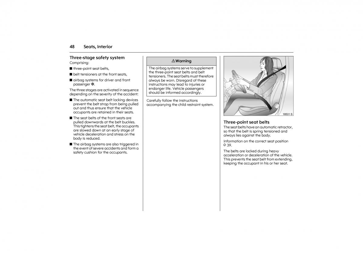 Opel Combo C owners manual / page 54