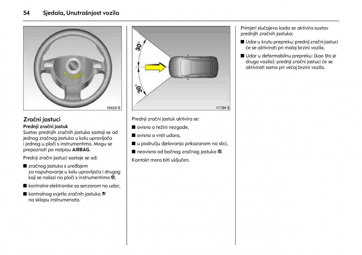 Opel Combo C vlasnicko uputstvo / page 58