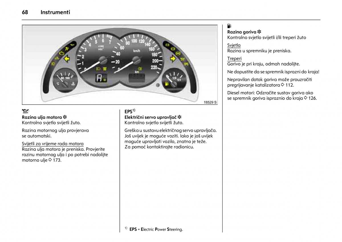 Opel Combo C vlasnicko uputstvo / page 72