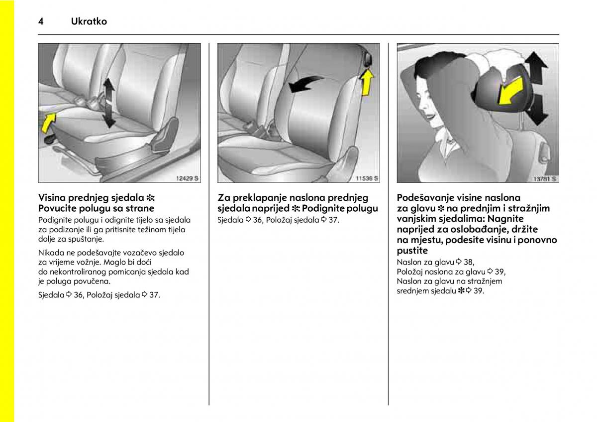 Opel Combo C vlasnicko uputstvo / page 8