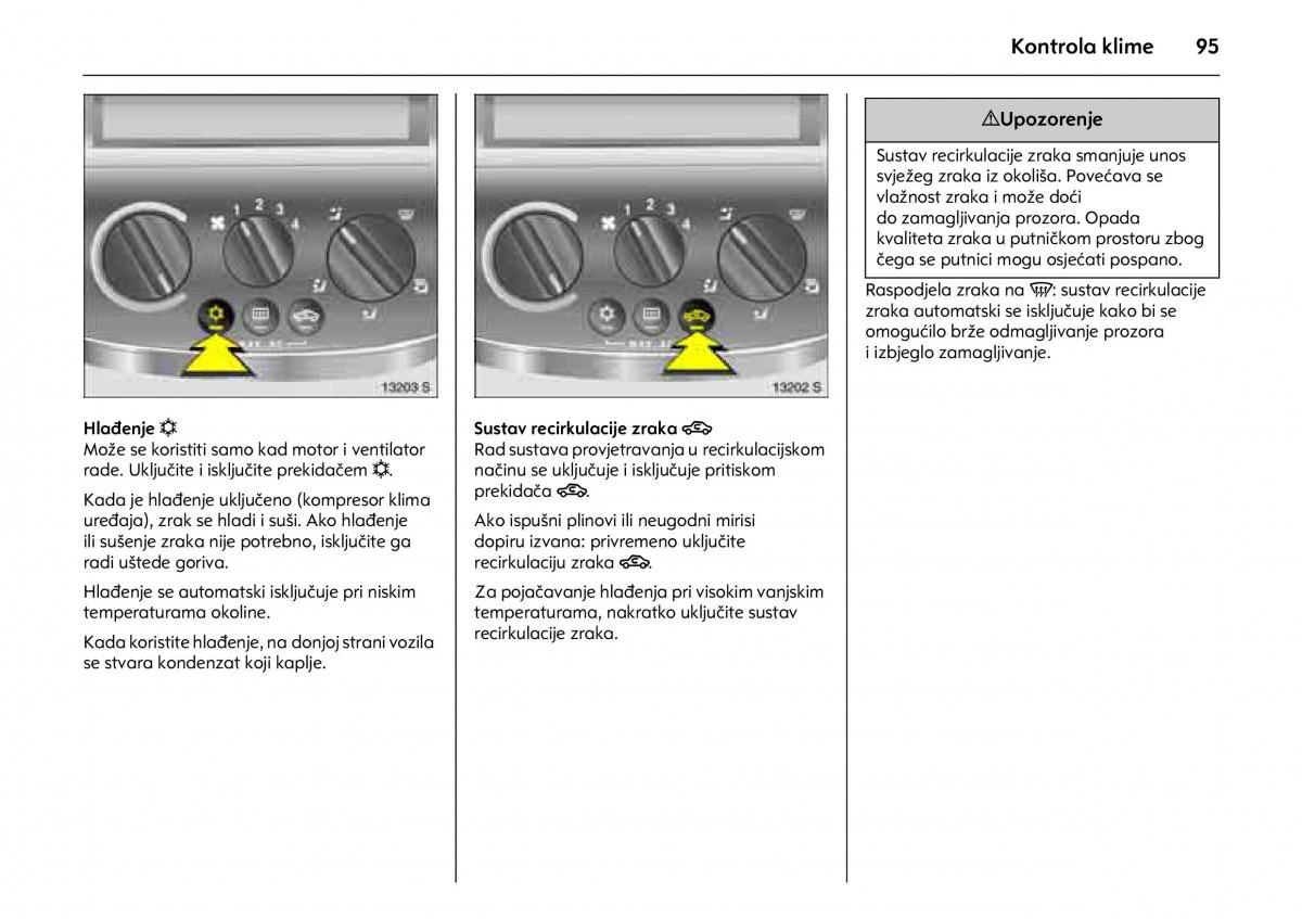 Opel Combo C vlasnicko uputstvo / page 99