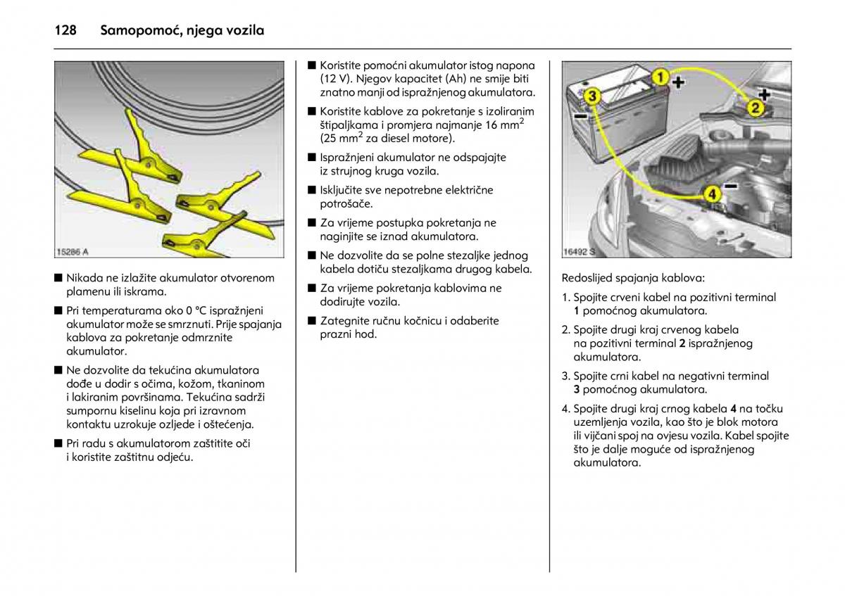 Opel Combo C vlasnicko uputstvo / page 132