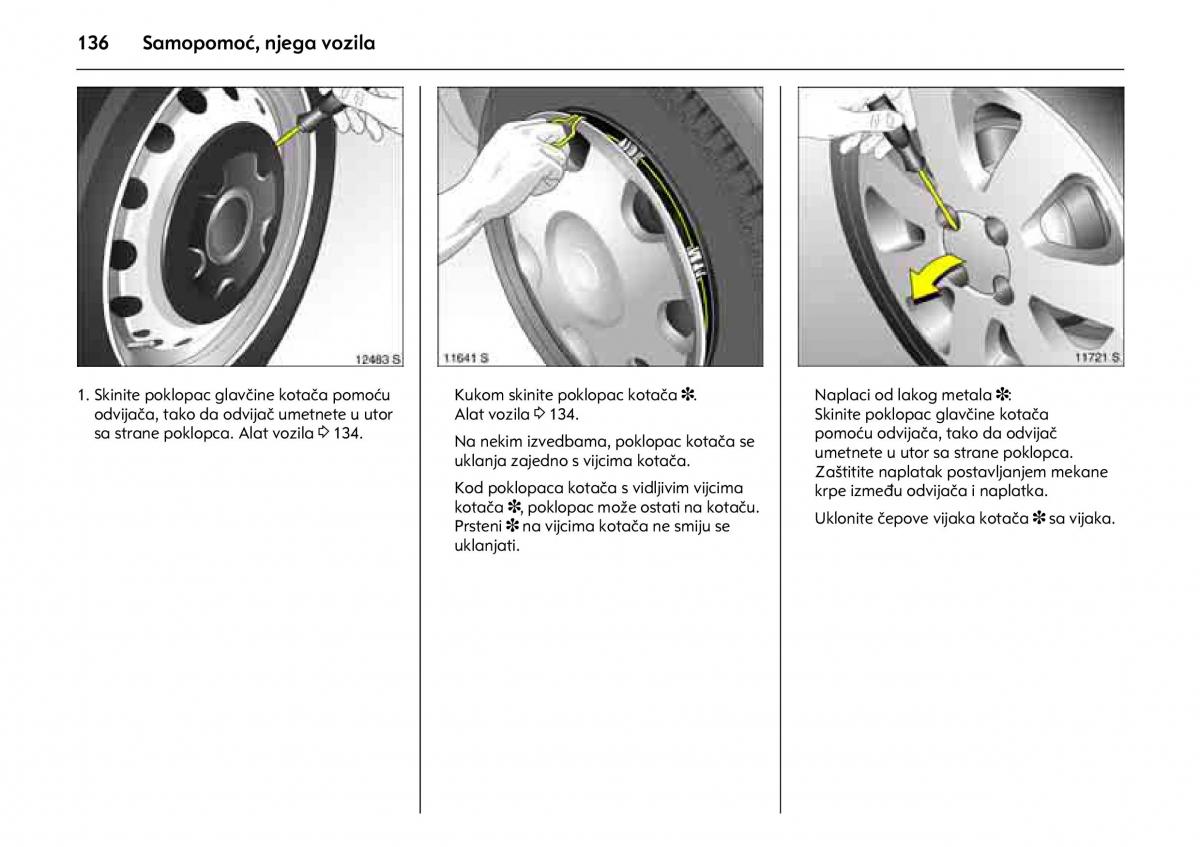 Opel Combo C vlasnicko uputstvo / page 140