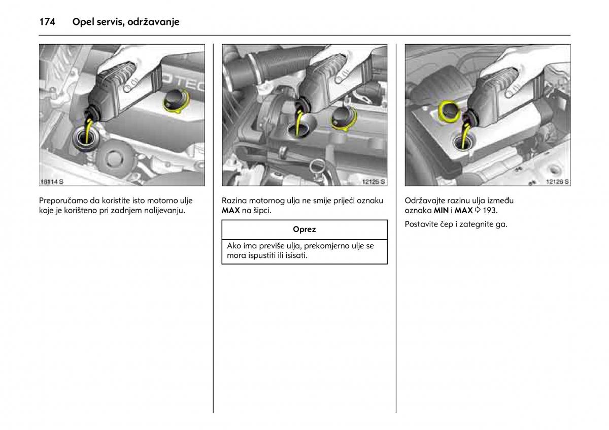 Opel Combo C vlasnicko uputstvo / page 178