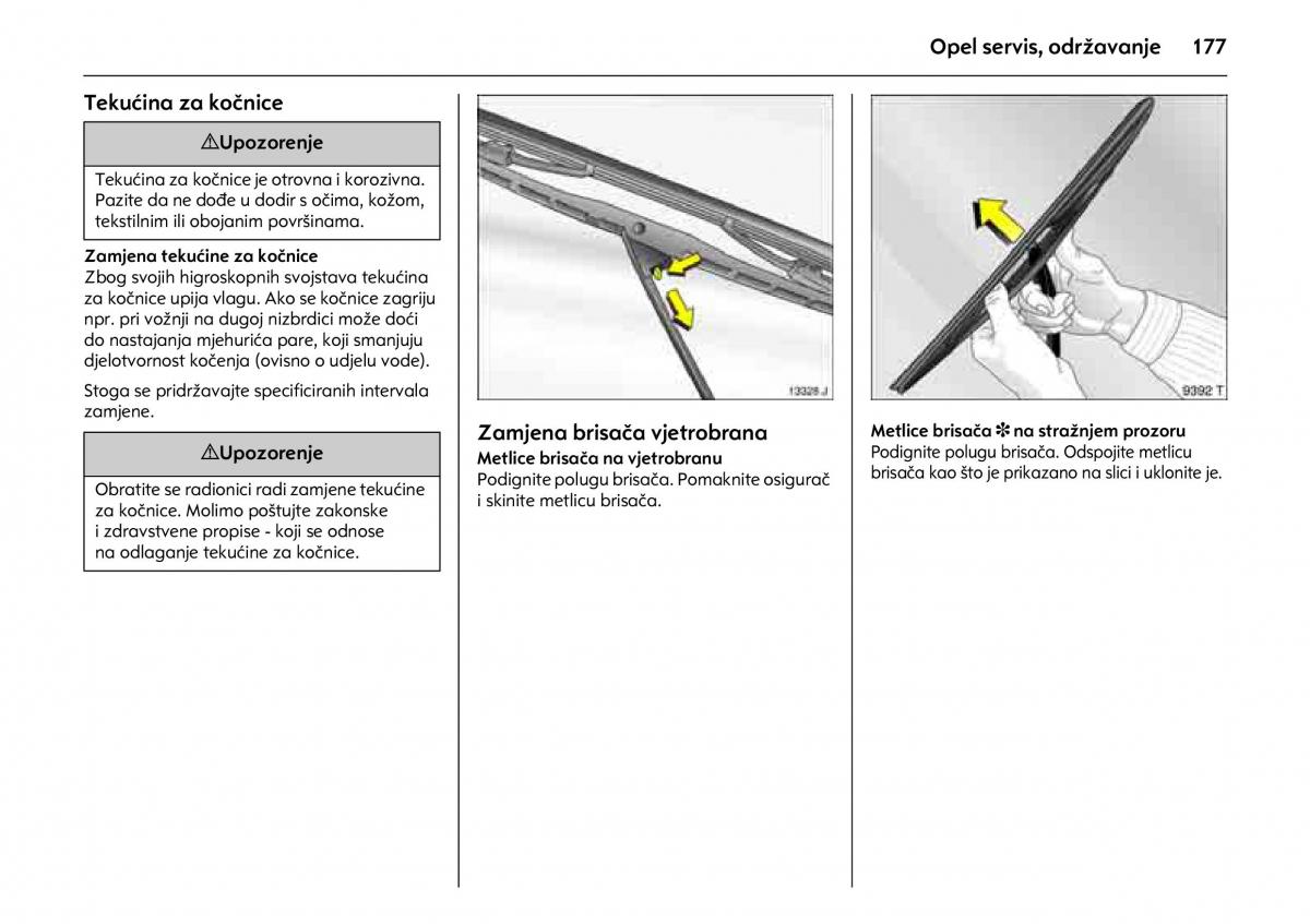 Opel Combo C vlasnicko uputstvo / page 181