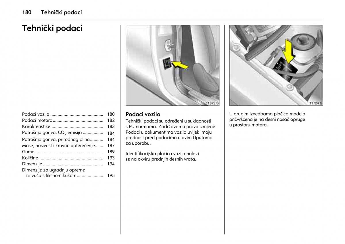 Opel Combo C vlasnicko uputstvo / page 184