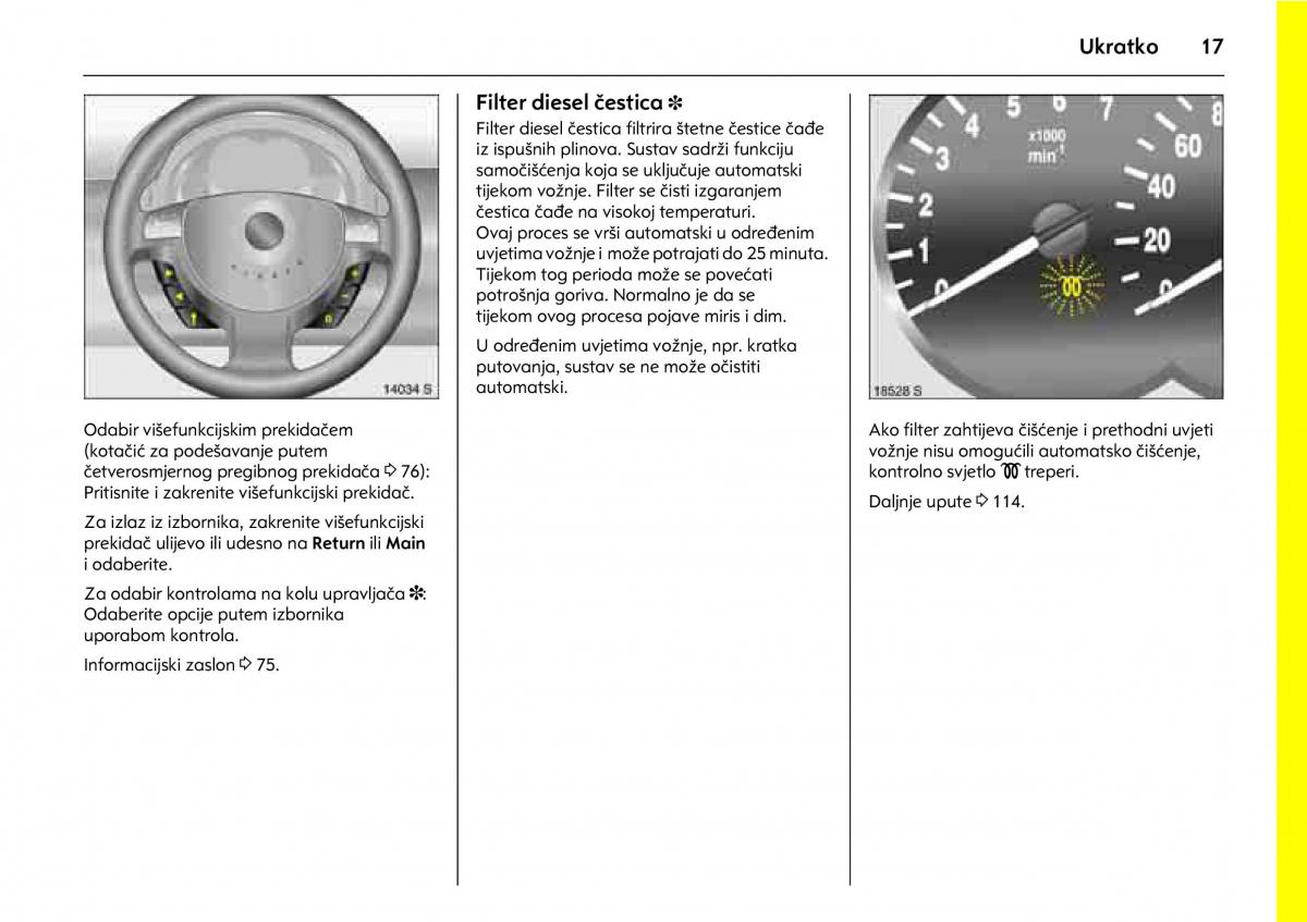 Opel Combo C vlasnicko uputstvo / page 21