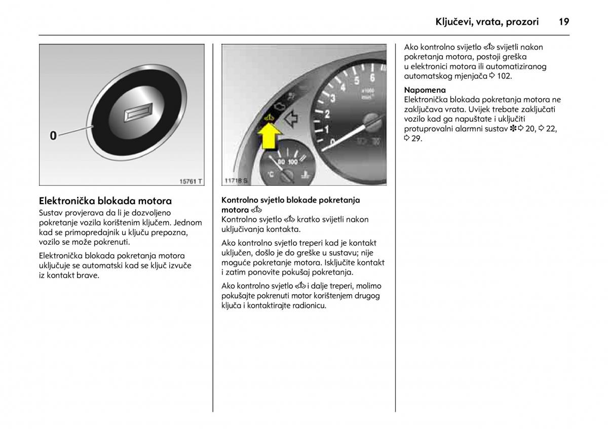 Opel Combo C vlasnicko uputstvo / page 23