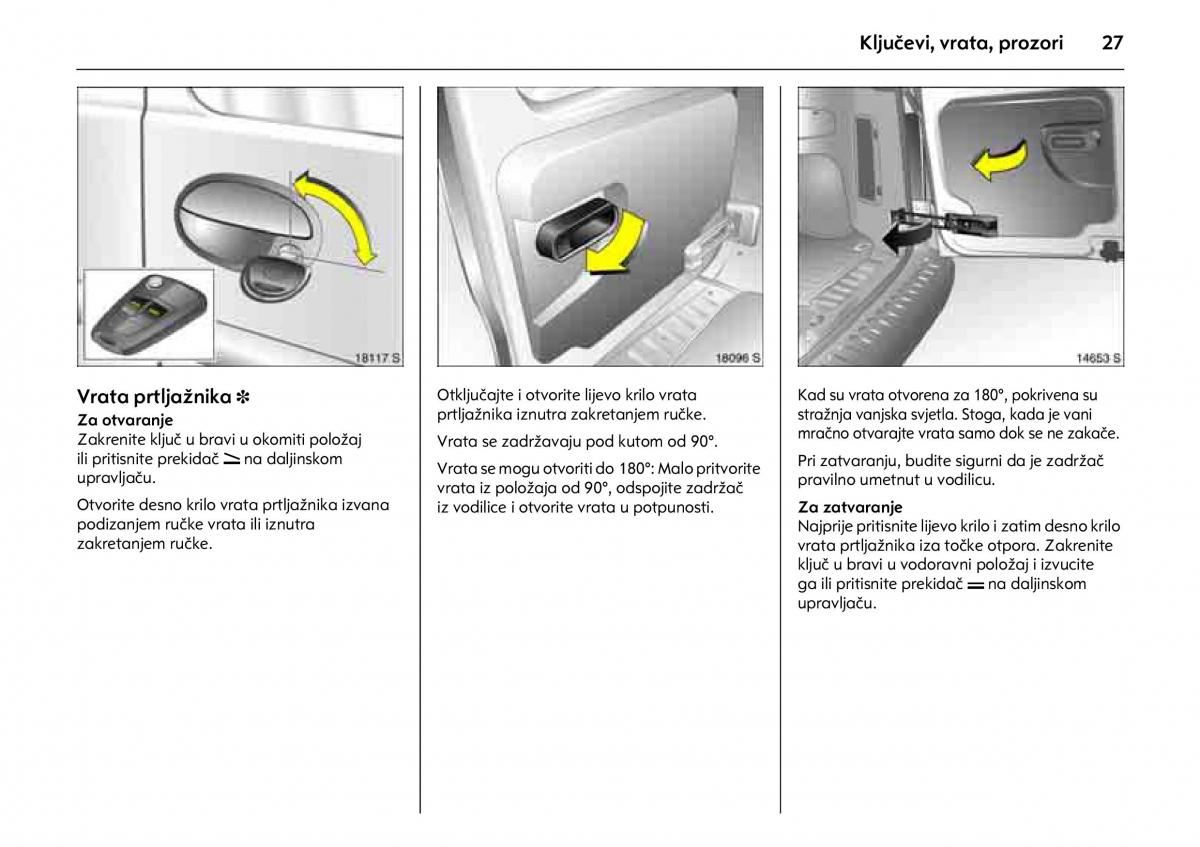 Opel Combo C vlasnicko uputstvo / page 31