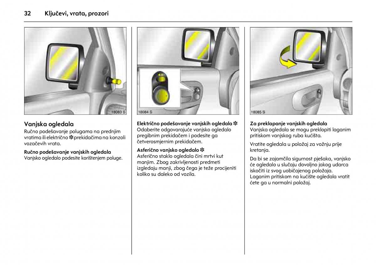 Opel Combo C vlasnicko uputstvo / page 36