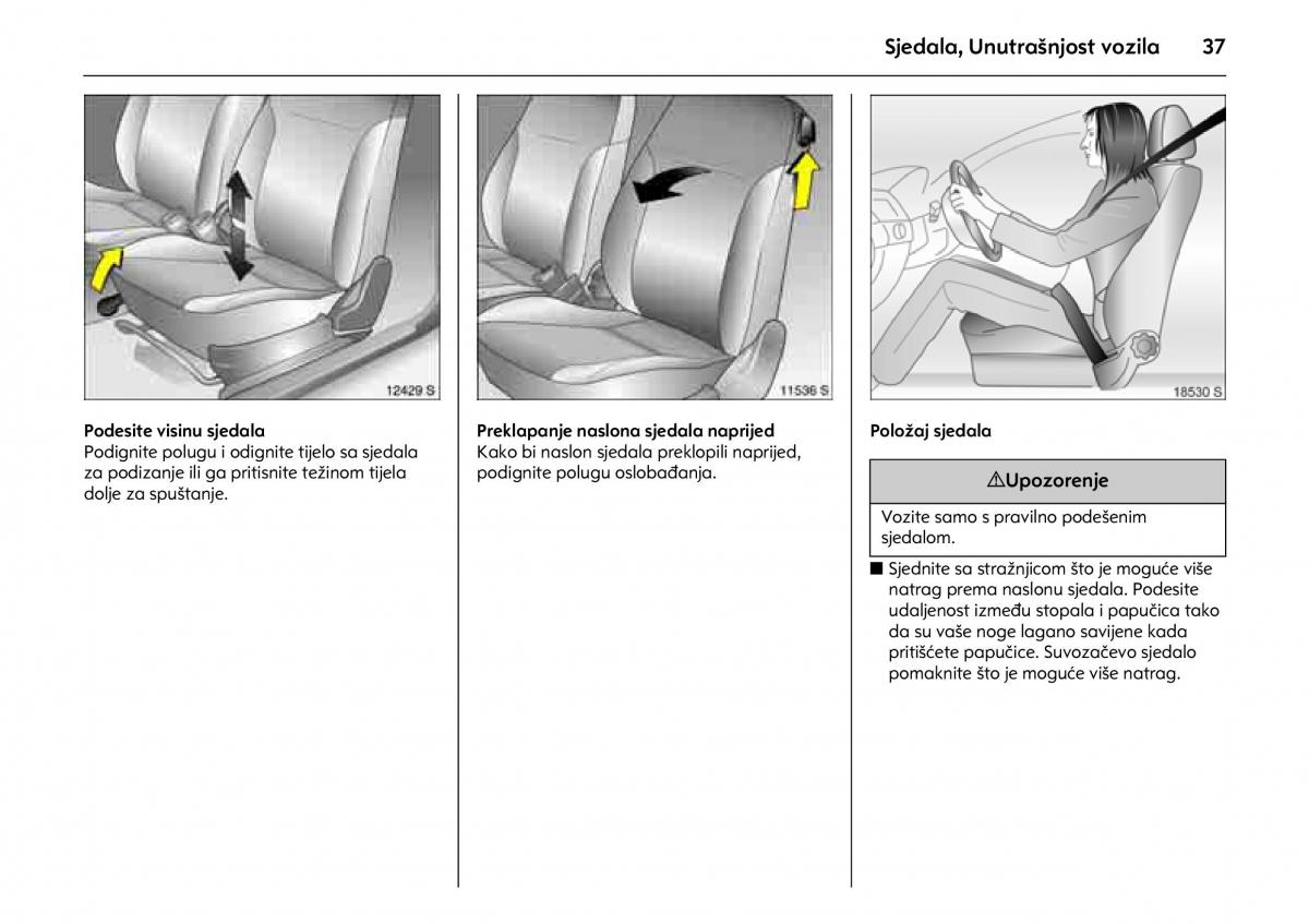 Opel Combo C vlasnicko uputstvo / page 41