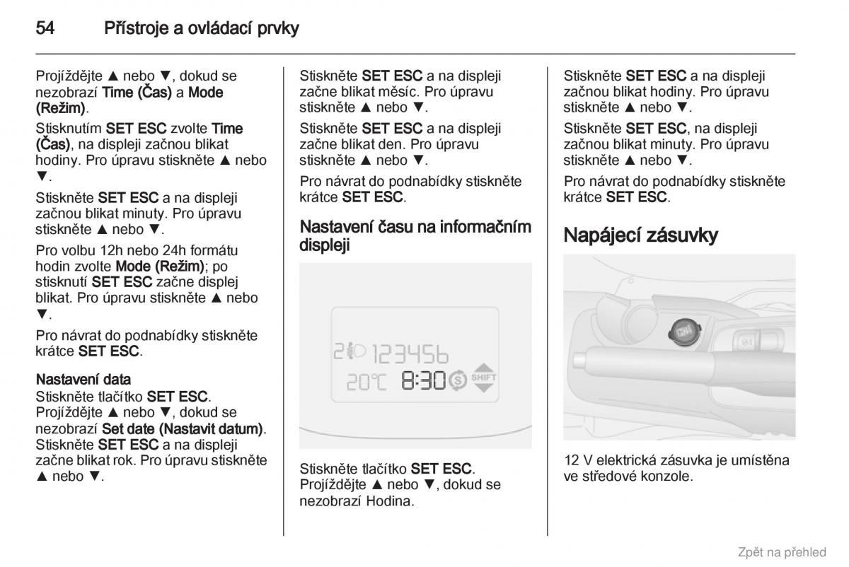 Opel Combo D navod k obsludze / page 55