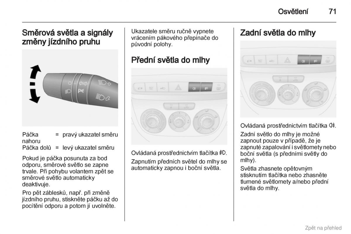 Opel Combo D navod k obsludze / page 72