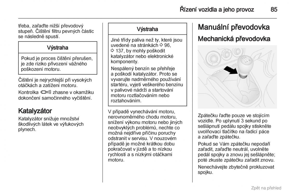 Opel Combo D navod k obsludze / page 86