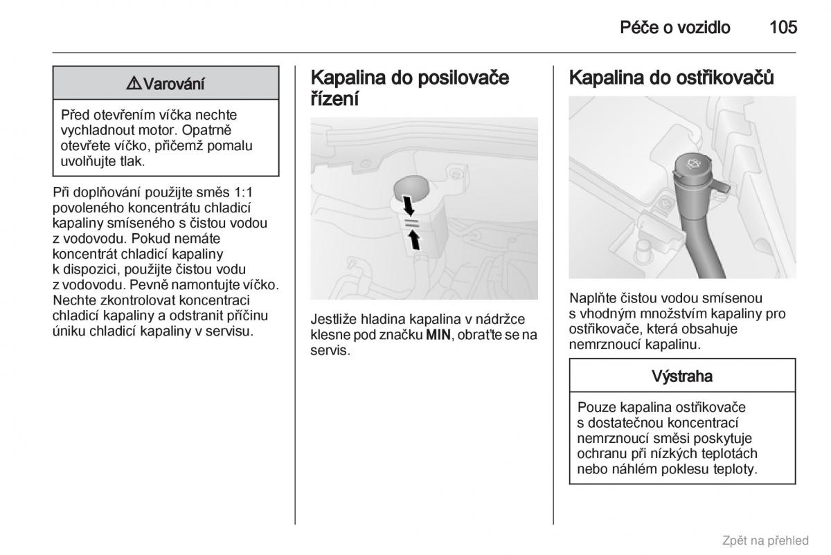 Opel Combo D navod k obsludze / page 106