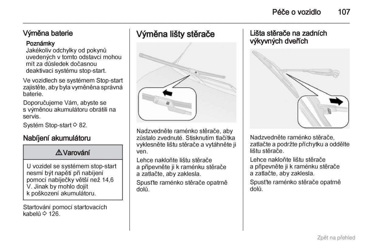 Opel Combo D navod k obsludze / page 108