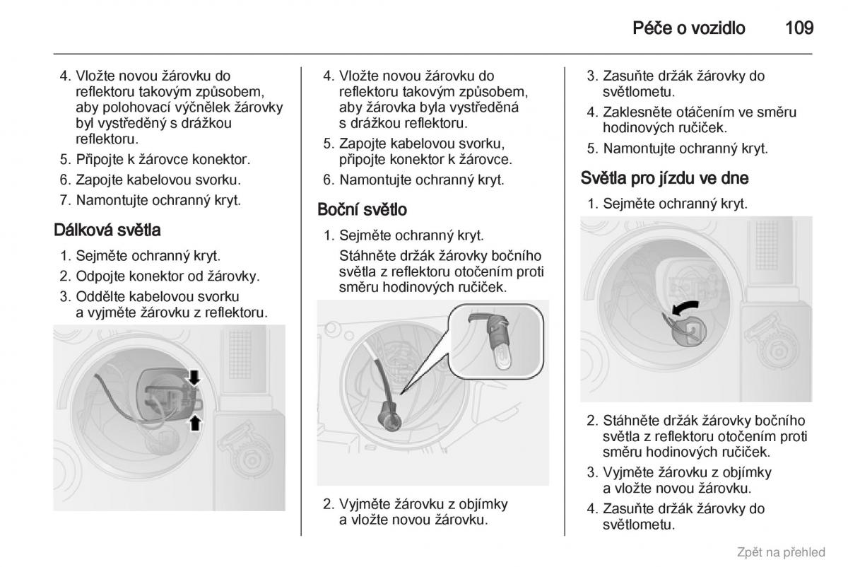 Opel Combo D navod k obsludze / page 110