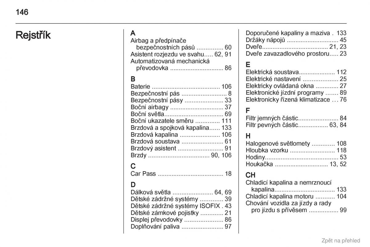 Opel Combo D navod k obsludze / page 147