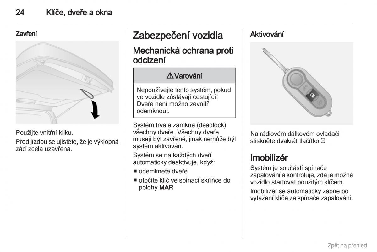 Opel Combo D navod k obsludze / page 25