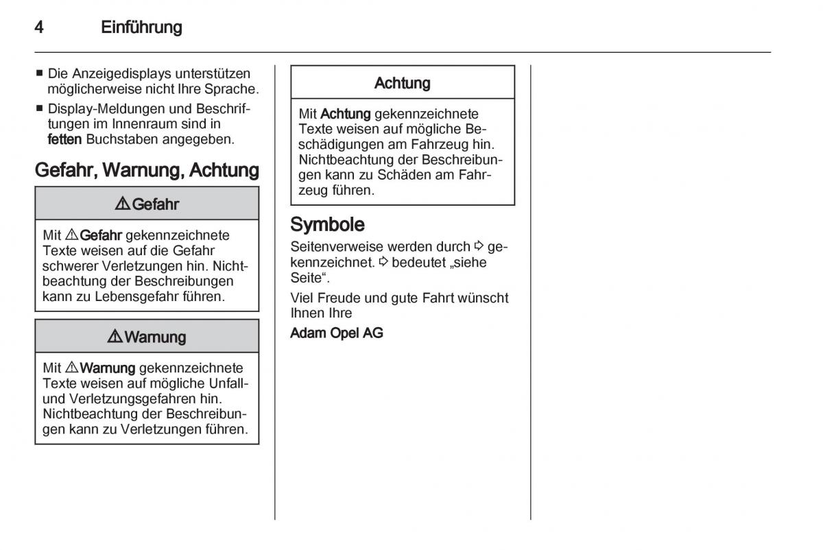 Opel Combo D Handbuch / page 6