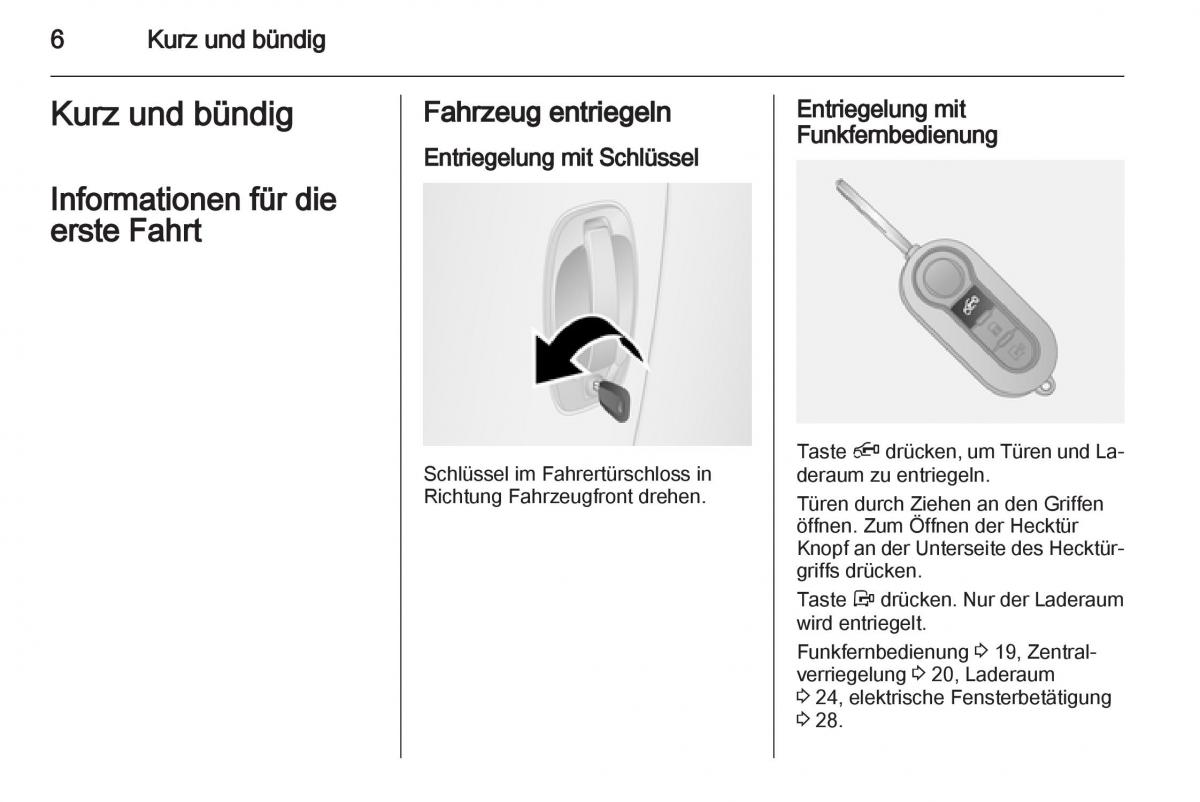 Opel Combo D Handbuch / page 8