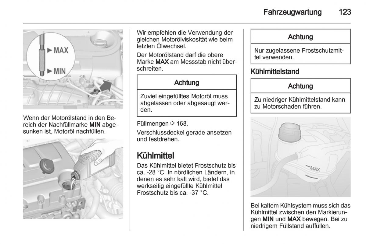 Opel Combo D Handbuch / page 125