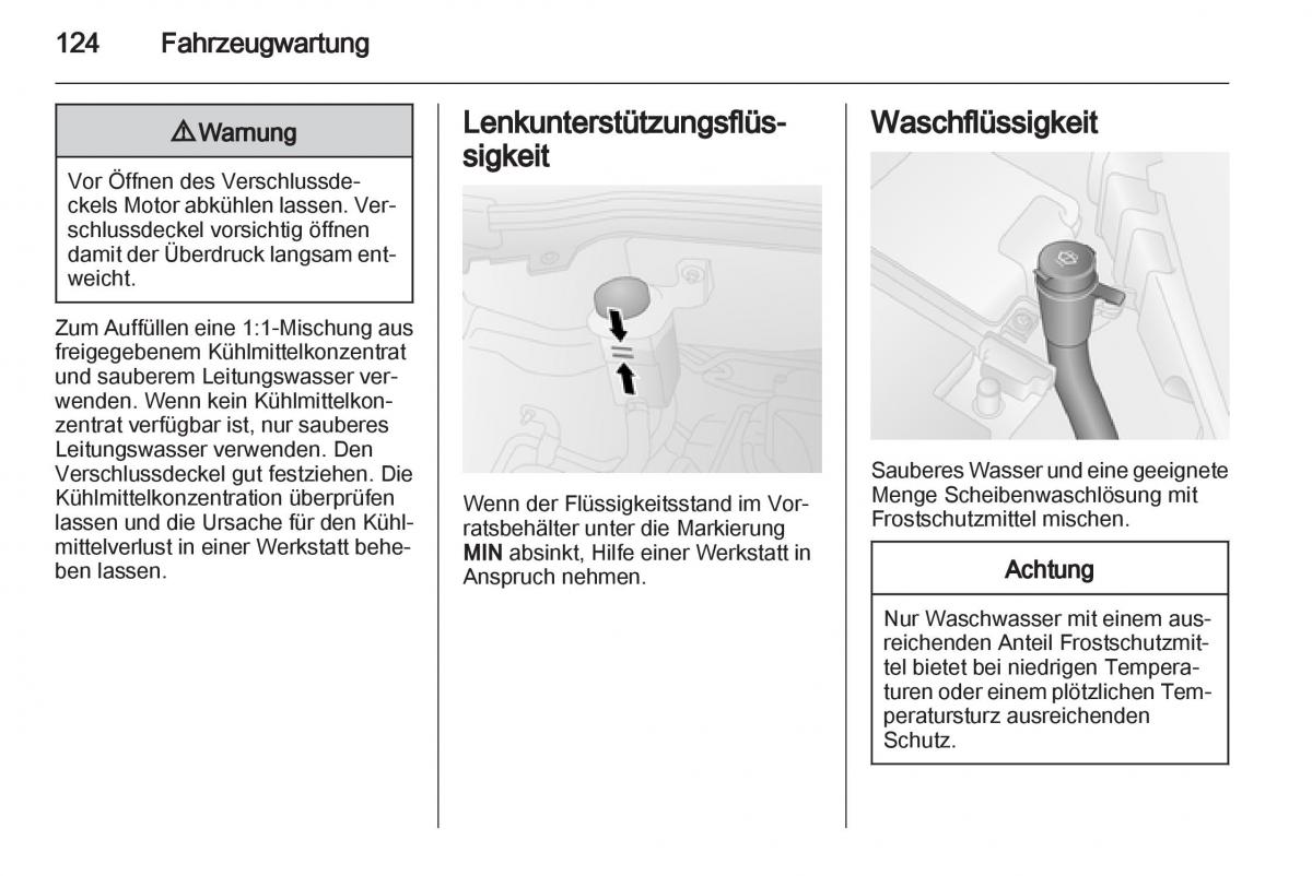 Opel Combo D Handbuch / page 126