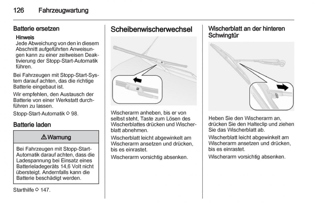 Opel Combo D Handbuch / page 128