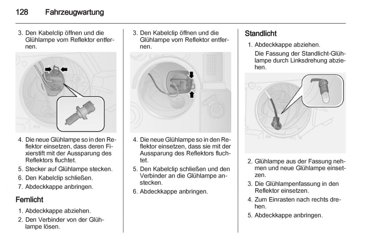 Opel Combo D Handbuch / page 130