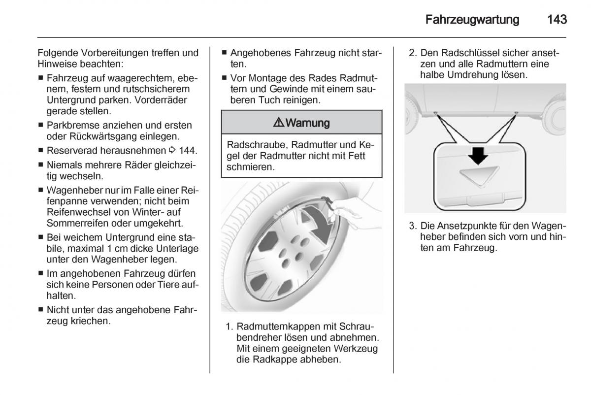 Opel Combo D Handbuch / page 145