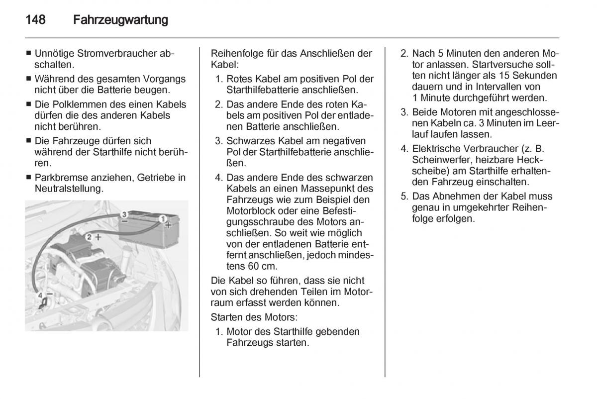 Opel Combo D Handbuch / page 150