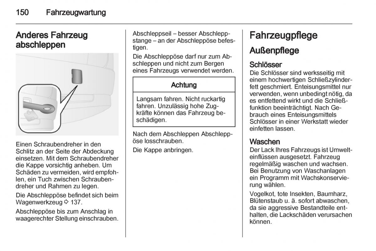 Opel Combo D Handbuch / page 152