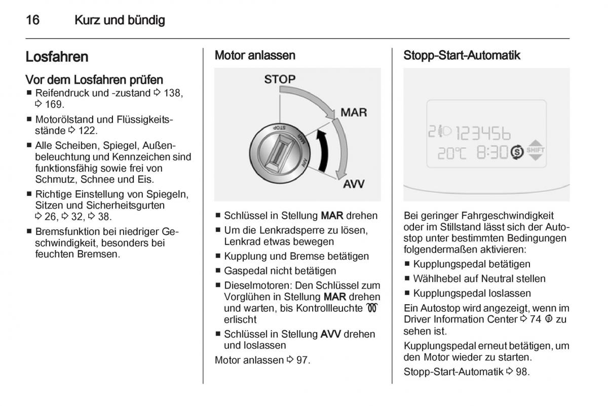 Opel Combo D Handbuch / page 18