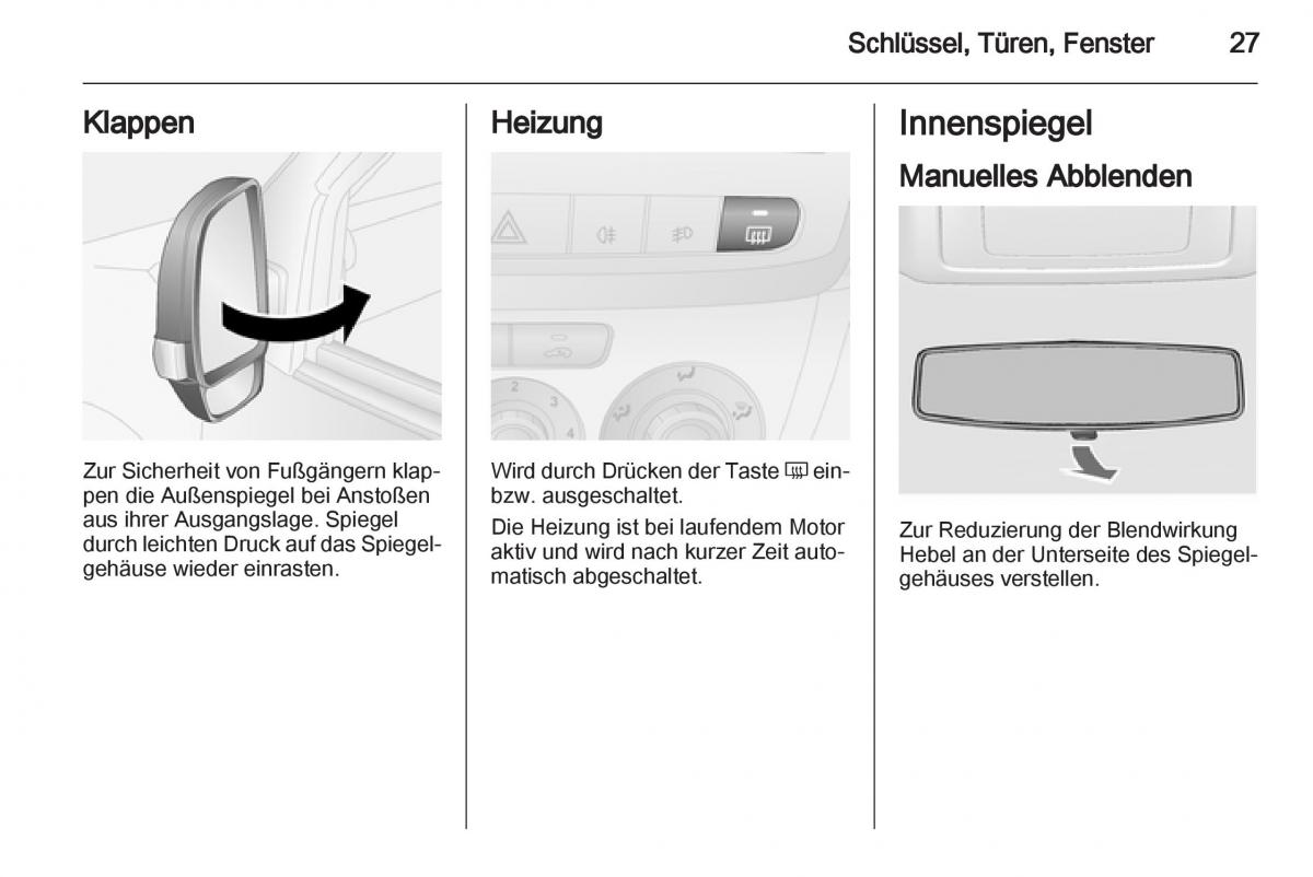 Opel Combo D Handbuch / page 29